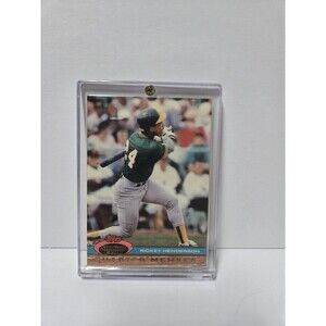 1991 Stadium Club Charter Member Baseball # Rickey Henderson